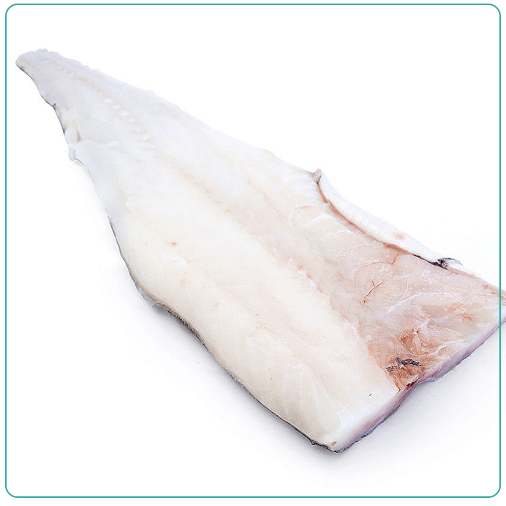 Филе палтуса на коже